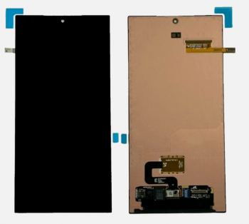 Дисплей (Экран) Samsung S928 (SM-S928B, SM-S928B/DS) Galaxy S24 Ultra с тачскрином (сенсором) черный Оригинал