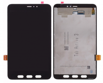 Дисплей (Экран) Samsung T575, SM-T575N Galaxy Tab Active 3 8.0 с тачскрином (сенсором) черный Оригинал