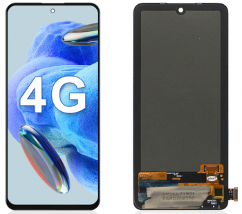 Дисплей (Экран) Xiaomi Redmi Note 12 Pro 4G 2209116AG с тачскрином (сенсором) черный Оригинал