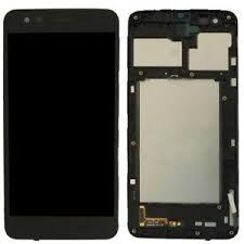 Дисплей (Экран) (LCD) LG M160 K4(2017), M150, M151, M153, M154 с сенсором черный + рамка Оригинал