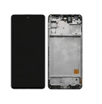 Дисплей (Экран) Samsung M317 (SM-M317F, SM-M317F/DS) Galaxy M31s с тачскрином (сенсором) черный с рамкой Оригинал