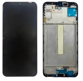 Дисплей (Экран) Samsung M346 (SM-M346B, SM-M346B/DS) Galaxy M34 5G с тачскрином (сенсором) черный с рамкой Оригинал