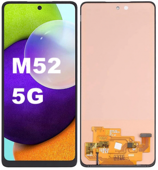 Дисплей (Экран) Samsung M526 (SM-M526B, SM-M526B/DS) Galaxy M52 5G с сенсором чёрный Оригинал