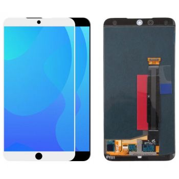 Дисплей (Экран) Meizu 15 M881M, M881Q с тачскрином (сенсором) белый Оригинал