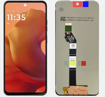 Дисплей (Экран) Motorola XT2521, XT2521-3 Moto G15. XT2521, XT2521-5, Moto G15 Power с тачскрином (сенсором) черный Оригинал
