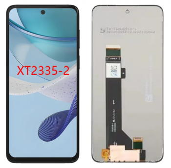 Дисплей (Экран) Motorola XT2335, XT2335-2 Moto G53 с тачскрином (сенсором) черный Оригинал
