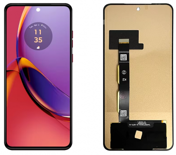 Дисплей (Экран) Motorola XT2347, XT2347-2 Moto G84 с тачскрином (сенсором) черный TFT