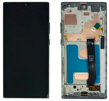 Дисплей (Экран) Samsung N985, N986 (SM-N985F/DS, SM-N986B/DS) Galaxy Note 20 Ultra с тачскрином (сенсором) черный с рамкой TFT