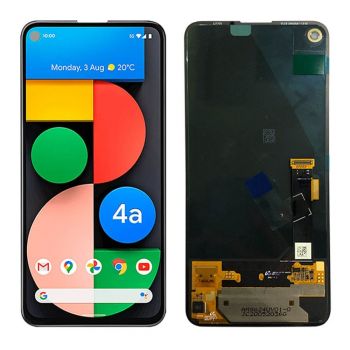 Дисплей (Экран) Google Pixel 4a 5G G025E, G025H, G025L, G025I с тачскрином (сенсором) черный
