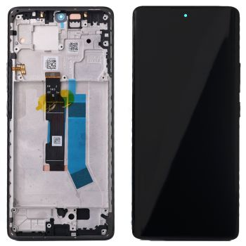 Дисплей (Экран) Xiaomi Redmi Note 14 Pro 4G 24116RACCG с тачскрином (сенсором) черный с рамкой OLED