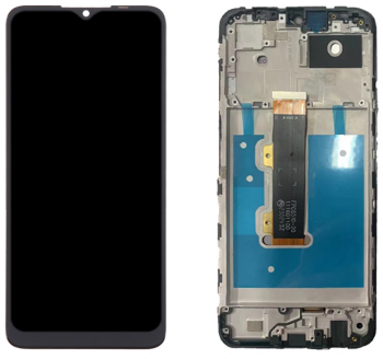 Дисплей (Экран) Nokia G22 TA-1528, TA-1516 с тачскрином (сенсором) черный с рамкой