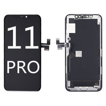 Дисплей (Экран) Apple iPhone 11 Pro A2215, A2160, A2217 с тачскрином (сенсором) черный TFT