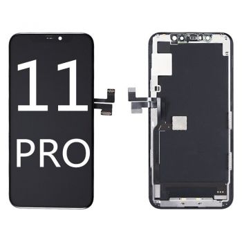 Дисплей (Экран) Apple iPhone 11 Pro A2215, A2160, A2217 с тачскрином (сенсором) черный Оригинал