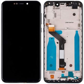 Дисплей (Экран) Motorola One XT1941, XT1941-4 с тачскрином (сенсором) черный в рамке