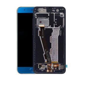 Дисплей (Экран) Xiaomi Mi Note 3 MCE8 с тачскрином (сенсором) синий с рамкой Оригинал