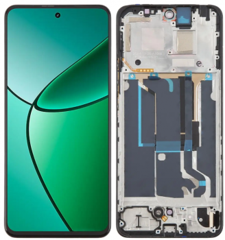 Дисплей (Экран) Realme 12 4G RMX3871. Realme 12 Plus 5G RMX3867 с тачскрином (сенсором) черный с рамкой Оригинал