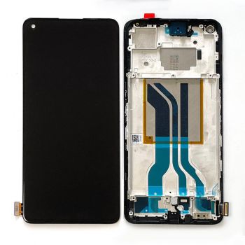 Дисплей (Экран) Realme Gt Neo 2 RMX3370 с тачскрином (сенсором) черный с рамкой TFT