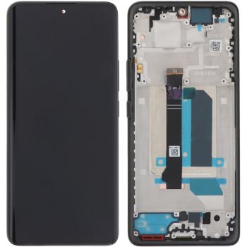 Дисплей (Экран) Xiaomi Redmi Note 14 Pro Plus 5G 24115RA8EG с тачскрином (сенсором) черный с рамкой Оригинал