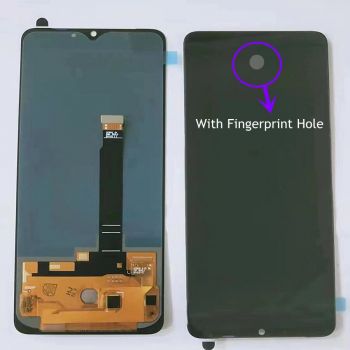 Дисплей (Экран) Realme X2 Pro RMX1931. Oppo Reno Ace PCLM10 с тачскрином (сенсором) черный OLED