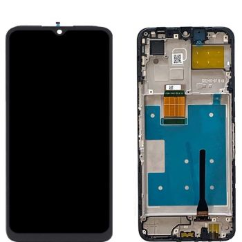 Дисплей (Экран) Huawei Honor X6 VNE-LX1, VNE-LX2, VNE-LX3. Honor X8 5G VNE-N41 с тачскрином (сенсором) черный с рамкой Оригинал