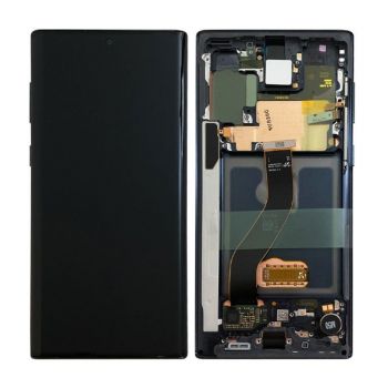 Дисплей (Экран) Samsung N970 (SM-N970, SM-N970F/DS) Galaxy Note 10 с тачскрином (сенсором) черный с рамкой Оригинал