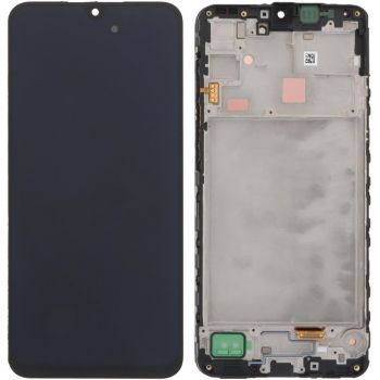 Дисплей (Экран) Samsung A165 (SM-A165F, SM-A165F/DS) Galaxy A16 4G с тачскрином (сенсором) черный с рамкой OLED