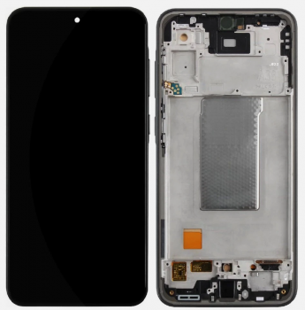 Дисплей (Экран) Samsung A366 (SM-A366B, SM-A366B/DS) Galaxy A36 5G с тачскрином (сенсором) черный с рамкой TFT