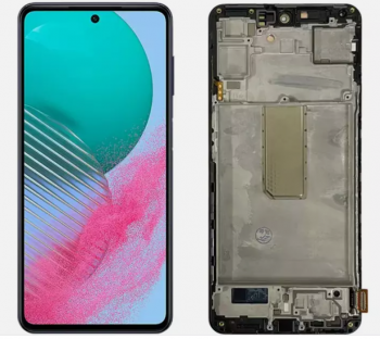 Дисплей (Экран) Samsung M546 (SM-M546B, SM-M546B/DS) Galaxy M54 с тачскрином (сенсором) черный с рамкой Оригинал