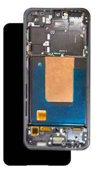 Дисплей (Экран) Samsung S721 (SM-S721B, SM-S721B/DS) Galaxy S24 FE с тачскрином (сенсором) черный с рамкой Оригинал