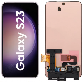 Дисплей (Экран) Samsung S911 (SM-S911B, SM-S911B/DS) Galaxy S23 с тачскрином (сенсором) черный Оригинал