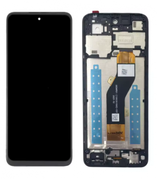 Дисплей (Экран) ZTE Nubia V60 Design Z2350 с тачскрином (сенсором) черный с рамкой Оригинал