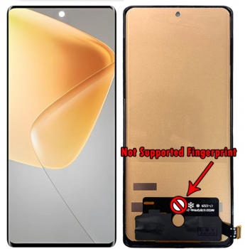 Дисплей (Экран) Infinix Hot 50 Pro Plus X6880 с тачскрином (сенсором) черный TFT