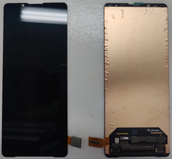 Дисплей (Экран) Sony Xperia 1 IV XQCT62-B, XQ-CT54, XQ-CT72 с тачскрином (сенсором) черный Оригинал