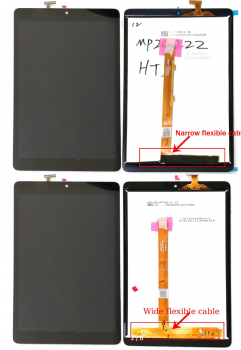 Дисплей (Экран) TCL Tab 8 9132G2 с тачскрином (сенсором) черный Оригинал
