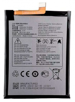 Батарея (аккумулятор) Alcatel 1S 2020 5028, 5028Y, 5028D, 5028A TLp038D1 4000mAh Оригинал