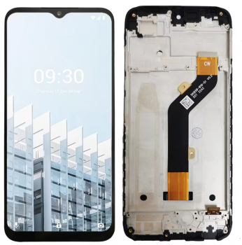 Дисплей (Экран) Tecno Pop 6 Pro BE8 с тачскрином (сенсором) черный с рамкой Оригинал