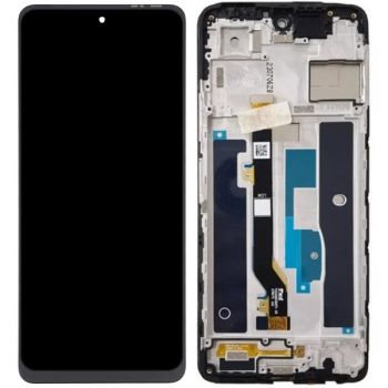 Дисплей (Экран) Tecno Pova 5 LH7n с тачскрином (сенсором) черный с рамкой Оригинал