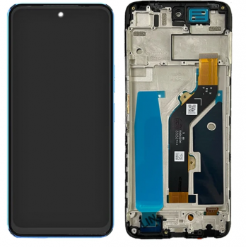 Дисплей (Экран) Tecno Pova Neo 2 LG6n с тачскрином (сенсором) черный с рамкой Оригинал