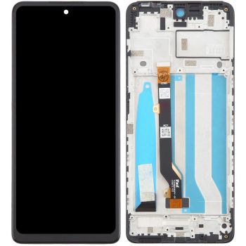 Дисплей (Экран) Tecno Spark 10 Pro KI7 с тачскрином (сенсором) черный с рамкой Оригинал
