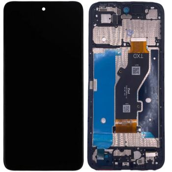 Дисплей (Экран) Tecno Spark Go 1 KL4 с тачскрином (сенсором) черный с рамкой Оригинал