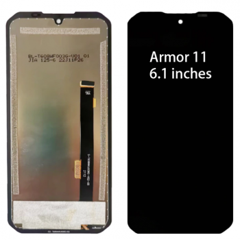 Дисплей (Экран) Ulefone Armor 11 5G, Armor 11T 5G с тачскрином (сенсором) черный Оригинал