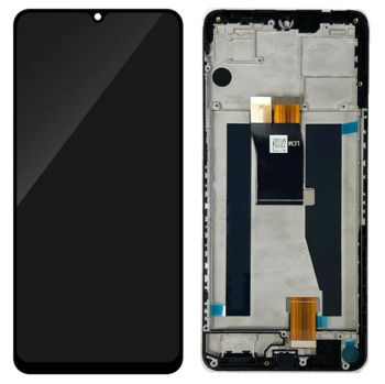 Дисплей (Экран) ZTE Blade V50 Vita 8550 с тачскрином (сенсором) черный с рамкой Оригинал