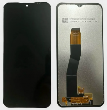 Дисплей (Экран) Oukitel WP35, WP39 с тачскрином (сенсором) черный Оригинал