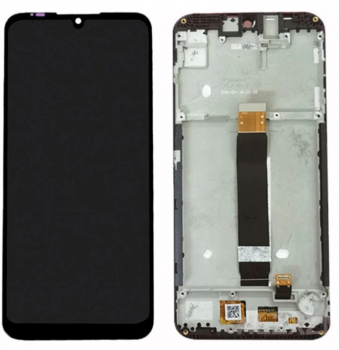 Дисплей (Экран) Motorola XT2025-2 Moto E6 Plus PAGA0004, PAGA0033 с тачскрином (сенсором) черный с рамкой