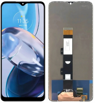 Дисплей (Экран) Motorola XT2239, XT2239-6, XT2239-7 Moto E22 с тачскрином (сенсором) черный Оригинал