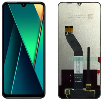 Дисплей (Экран) Xiaomi Redmi A4 5G 24116RNC1I с тачскрином (сенсором) черный