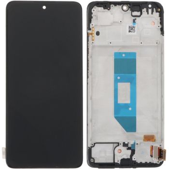 Дисплей (Экран) Xiaomi Redmi Note 14 4G 24117RN76G, 24117RN76O с тачскрином (сенсором) черный с рамкой OLED