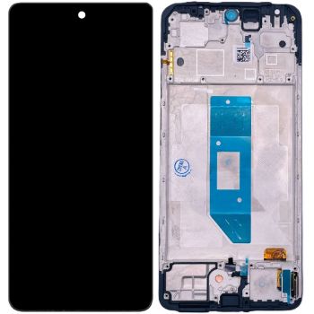 Дисплей (Экран) Xiaomi Redmi Note 14 4G 24117RN76G, 24117RN76O с тачскрином (сенсором) черный с рамкой Оригинал