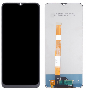 Дисплей (Экран) Vivo Y15s V2120 с тачскрином (сенсором) черный Оригинал