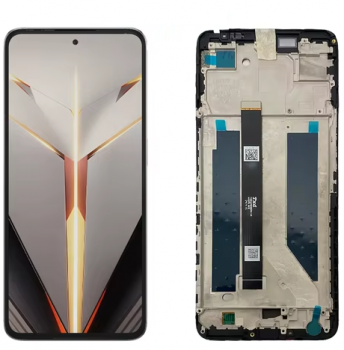 Дисплей (Экран) ZTE Nubia Neo 2 Z2352N с тачскрином (сенсором) черный с рамкой Оригинал
